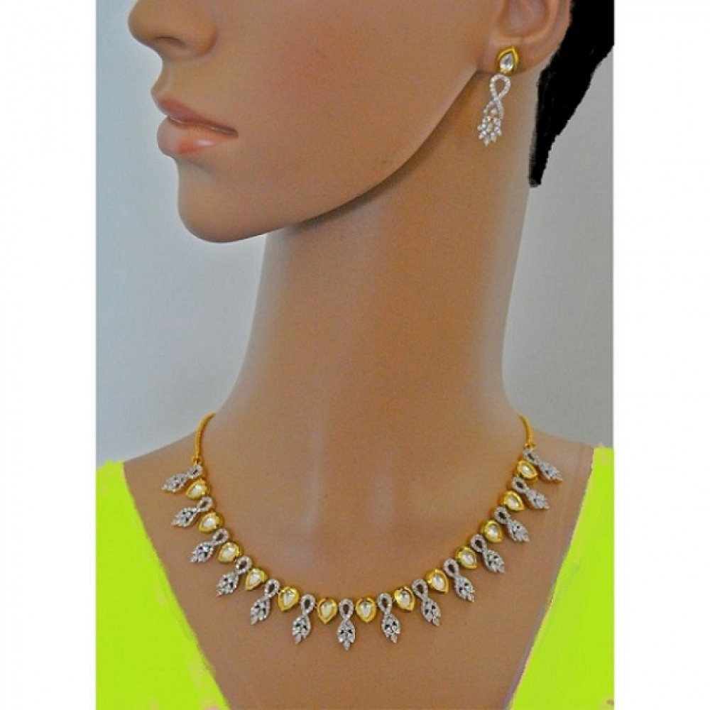 kundan diamond necklace