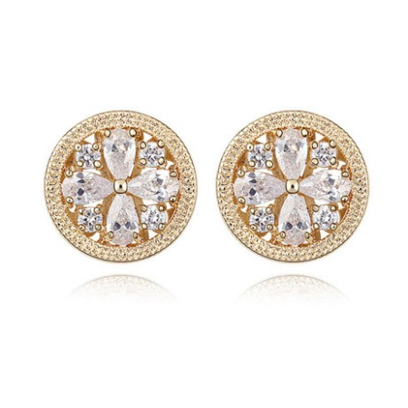 Gold Diamond Studs