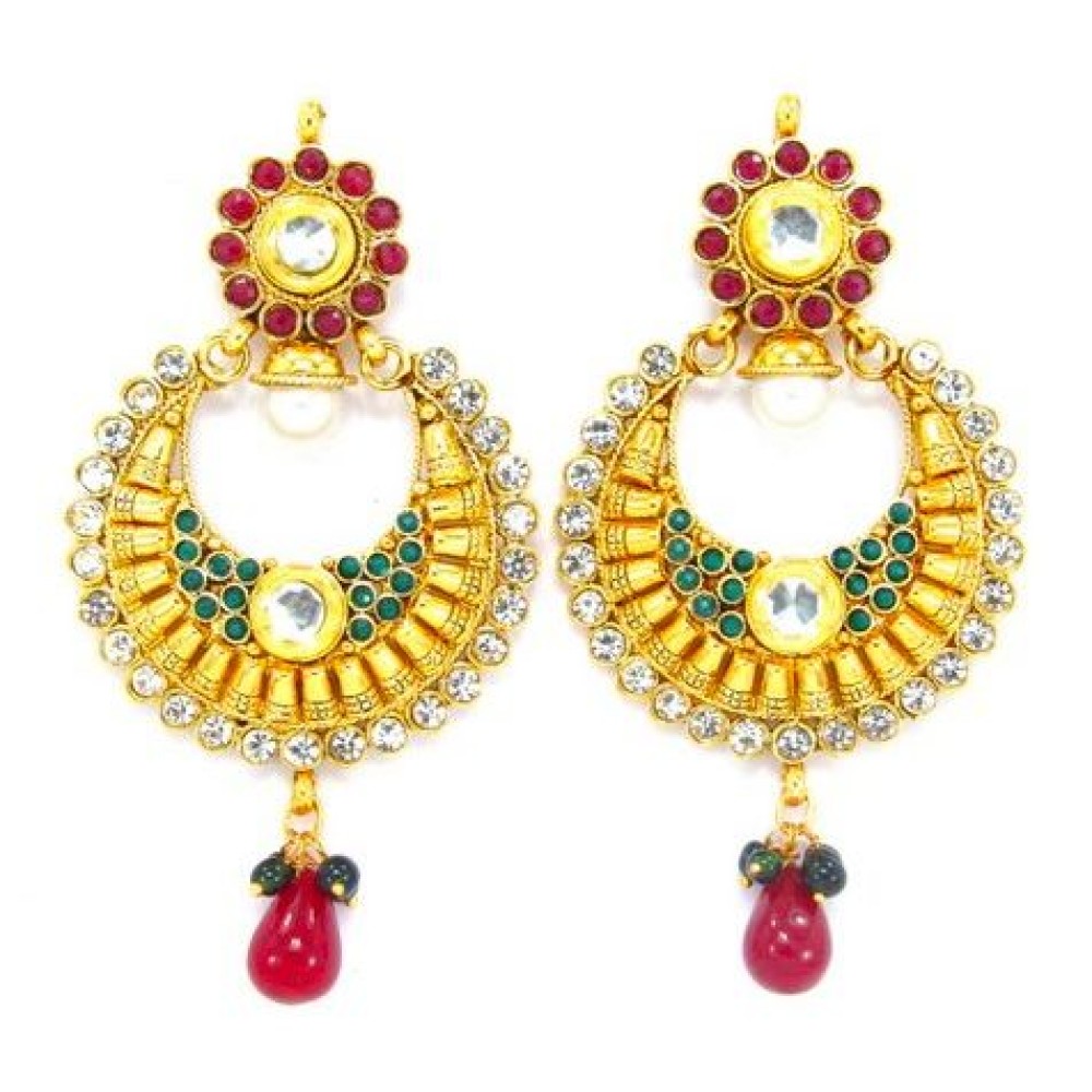 Ethnic Polki Earrings